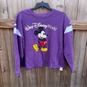 Walt Disney World Mickey Mouse Cropped Sweatshirt – Disney – Size 2X